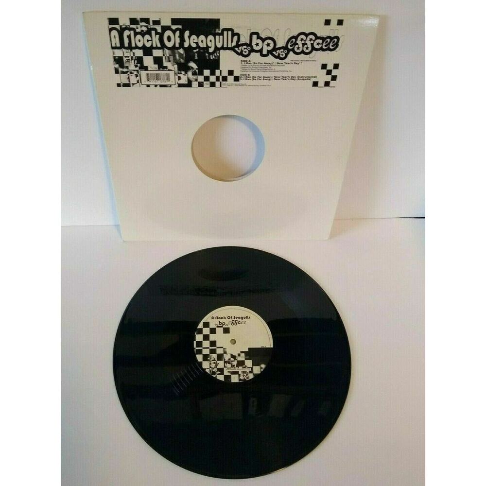 A Flock Of Seagulls vs BP Effcee ‎I Ran So Far Away New Years Day U2 Vinyl 12"